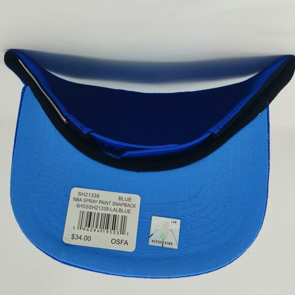 Mitchell & Ness Los Angeles Lakers LA Dodgers Blue Authentic Snapback NWT OSFA - Picture 2 of 6